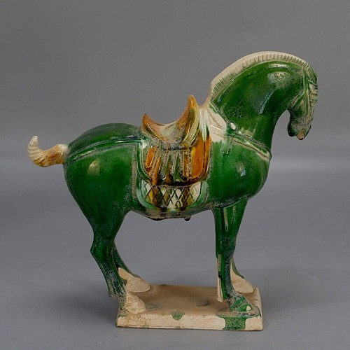 Chinese tang tri - tang, glazed
