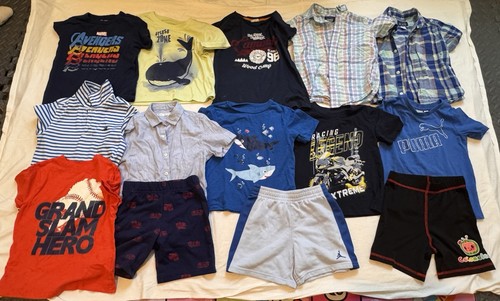 14pcs boy tee tshirt - 4t,