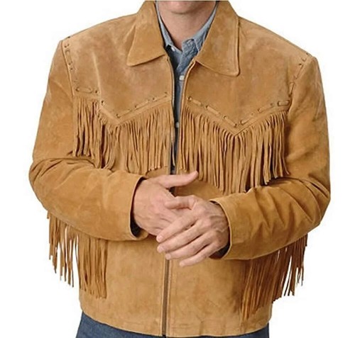 Men tan suede leather - men's,