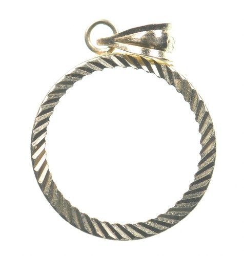 14kt gold bezel - gold, 1/10