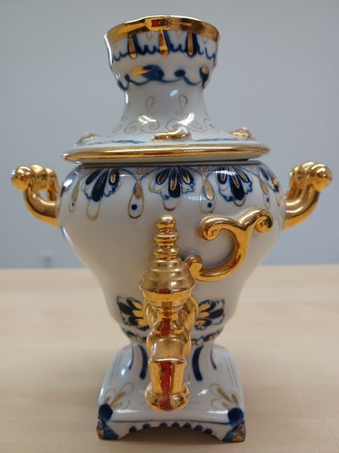 Russian porcelain gzhel blue - gzhel,