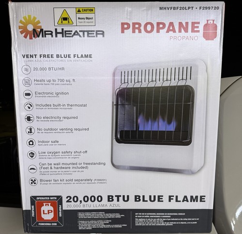 Heater 000 btu blue - heater,