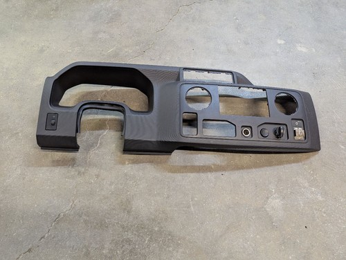 Black instrument dash - instrument, panel