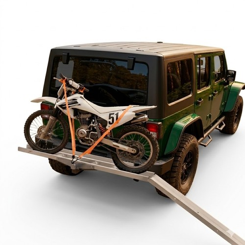 Motorcycle carrier hitch mount - carrier,