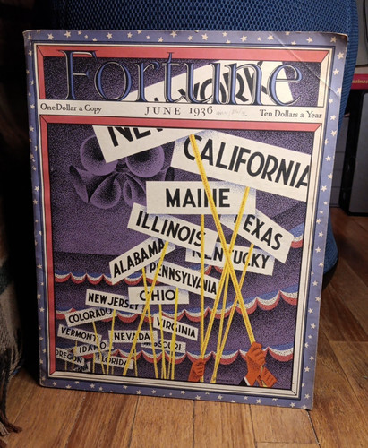 Vintage 1930s july - july, fortune