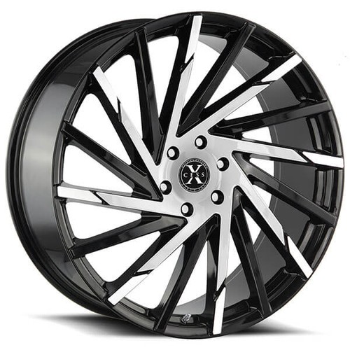 Gloss black machined - black,