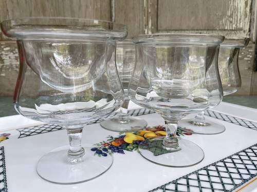 Set optic glass seafood - of, 4
