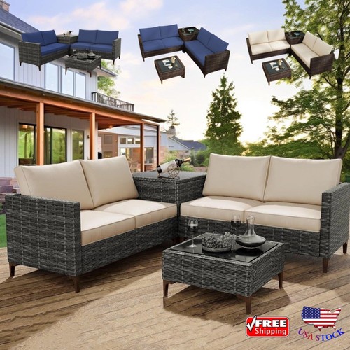 Pieces patio furniture set - 4-pieces,