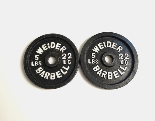 Set 5lb weider weight - ,