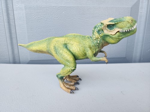 Schleich green tyrannosaurus - green,