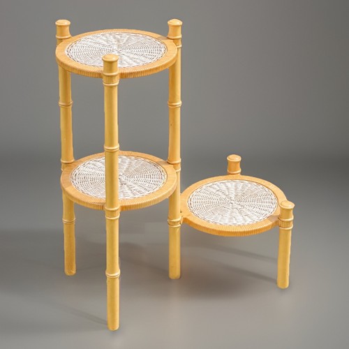Vintage tier faux - faux, bamboo