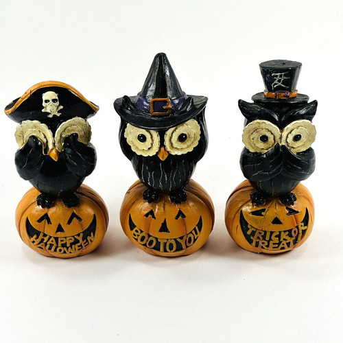 Black owls jack lanterns - jack,