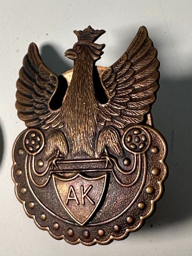 Vintage polish eagle badge - eagle, ak