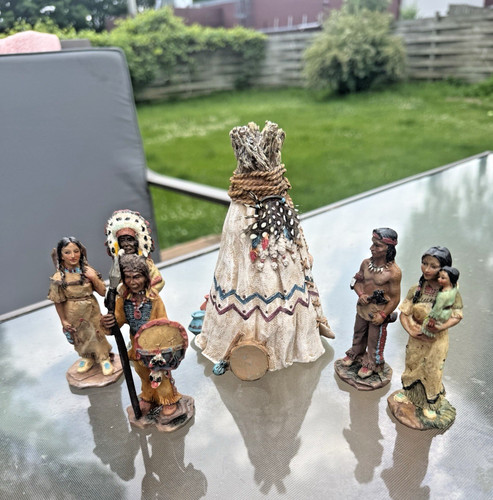 Native american village - american,