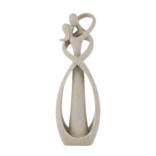 Romantic kissing lovers statue - kissing,