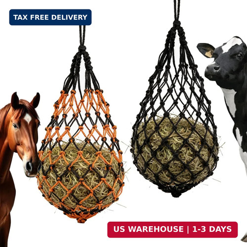 Pcs slow feed hay bags - 2, for