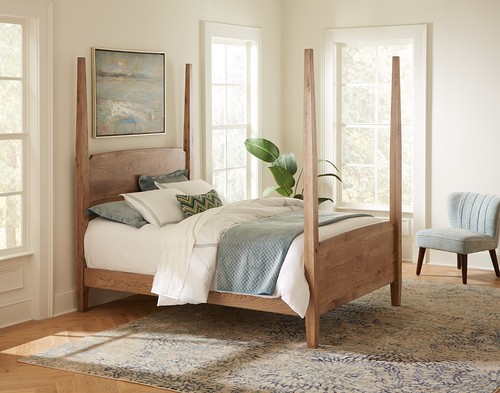 Farmhouse poster bed - farmhouse,