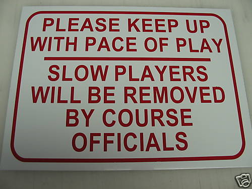 Please keep pace metal sign - please, up