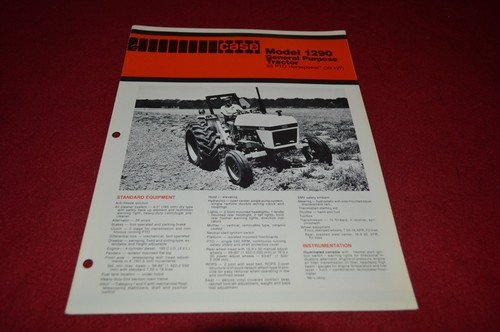 Case 1290 tractor dealer - case, dealer's