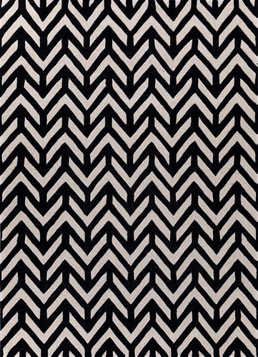 Modern geometric ebony - modern,