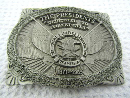 Pewter belt buckle - , the