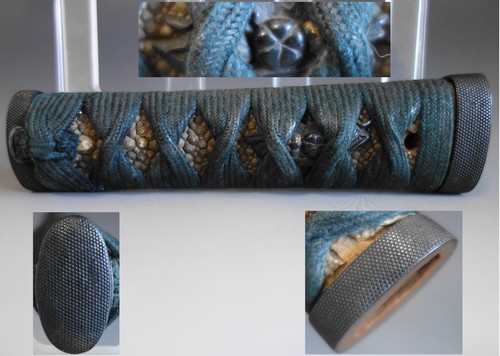 Tsuka handle hilt - , flower