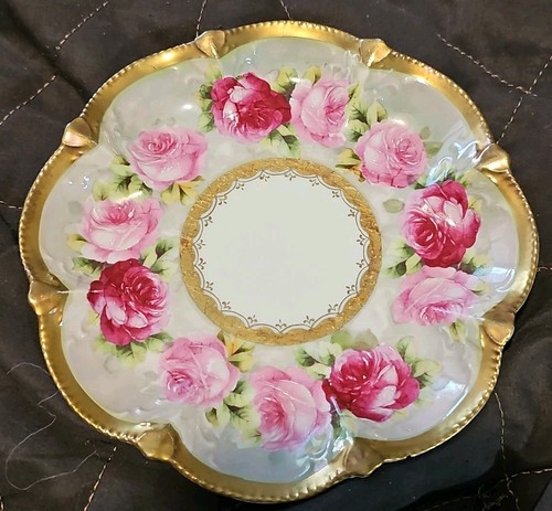 Austria ruffled edge plate - edge,