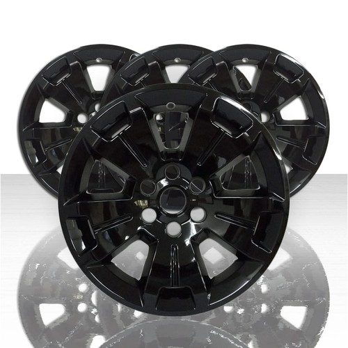 Gloss black wheel skins - 17",