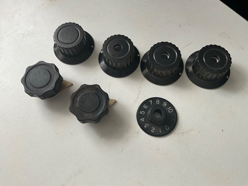 Vintage electronics knobs - vintage,