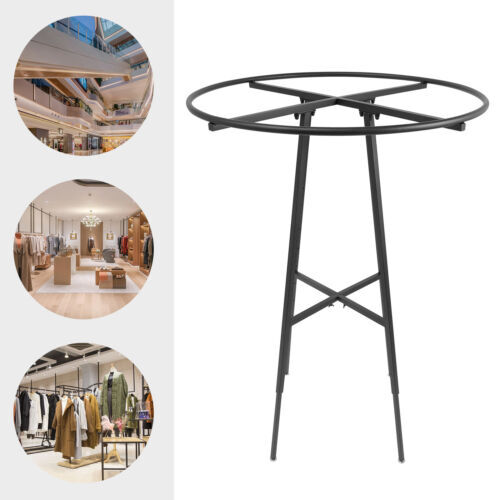 Chrome round clothing rack - 36",