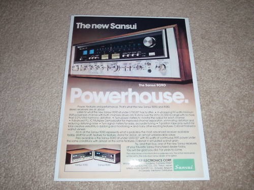 Sansui 9090 super receiver - sansui, ad