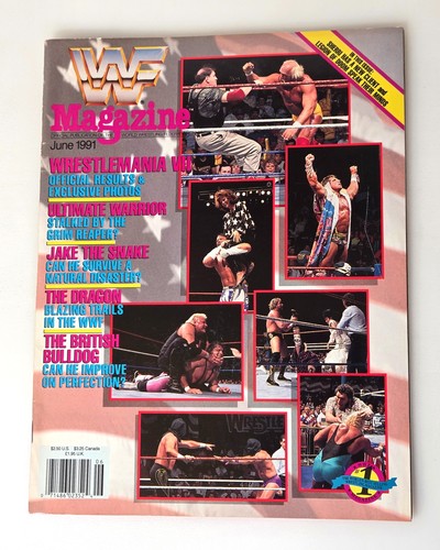 Wwf magazine wrestlemania vii - magazine,