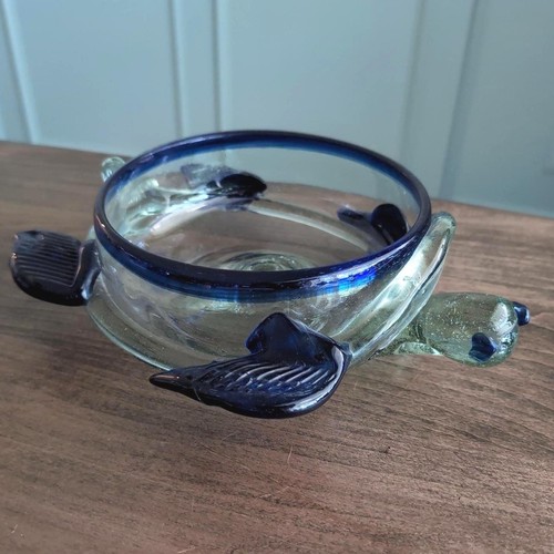Vintage hand blown - blown, glass