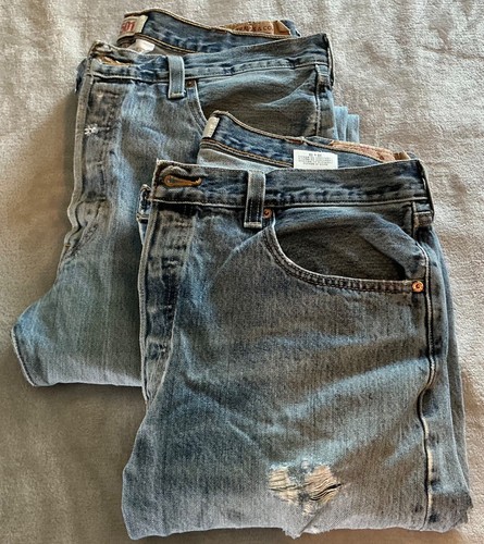 Pair levi 501 distressed - levi,