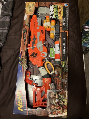 Nerf gun zombie strike with - gun,