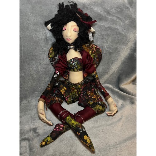 Handmade fairy art doll soft - art,