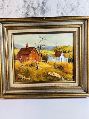 Vintage original oil painting - vintage,