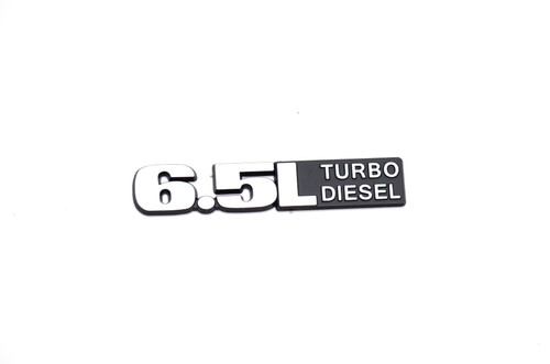Turbo diesel emblem - 6.5l, badge