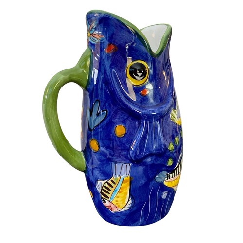 Whimsical ceramic blue - whimsical, fish