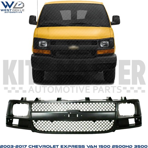 Front grille primed - front,