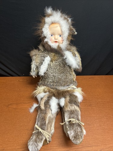 Vintage alaskan inuit doll - vintage,