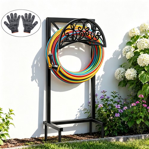 Garden hose holder upgraded - garden,