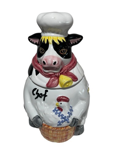 Vintage chef cow - cow, ceramic