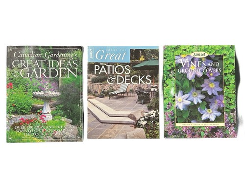 Lot gardening books sunset - of,