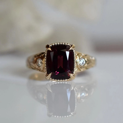 Cushion cut natural - ct,