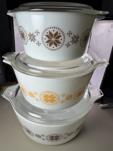 Vintage pyrex set town - vintage, 3