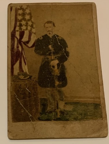 Cdv civil war soldier - cdv,