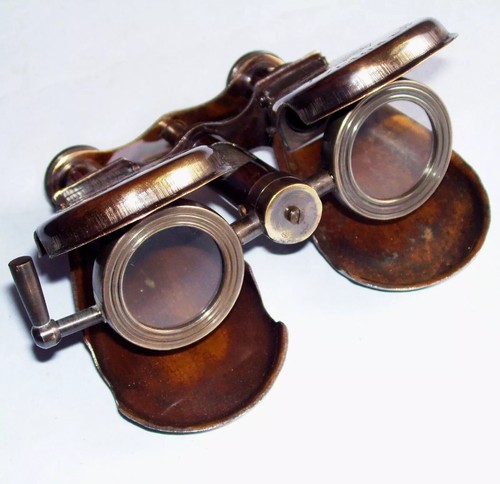 Brass antique binocular - antique,