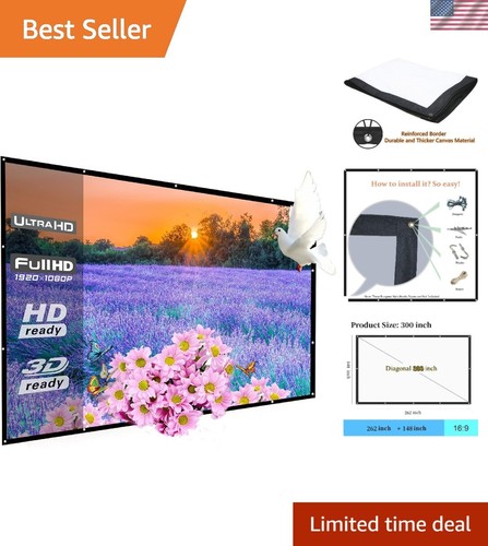 300 inch big size - big, portable