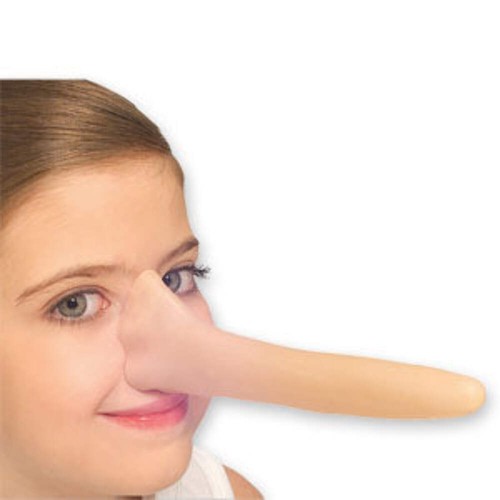 Plastic pinocchio nose - plastic,